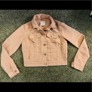 Candies suede pink jacket size Xs